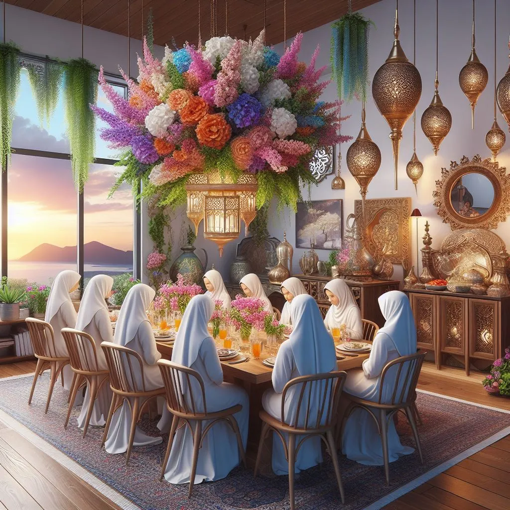 When women get creative with Ramadan 2024 dining decor 2	